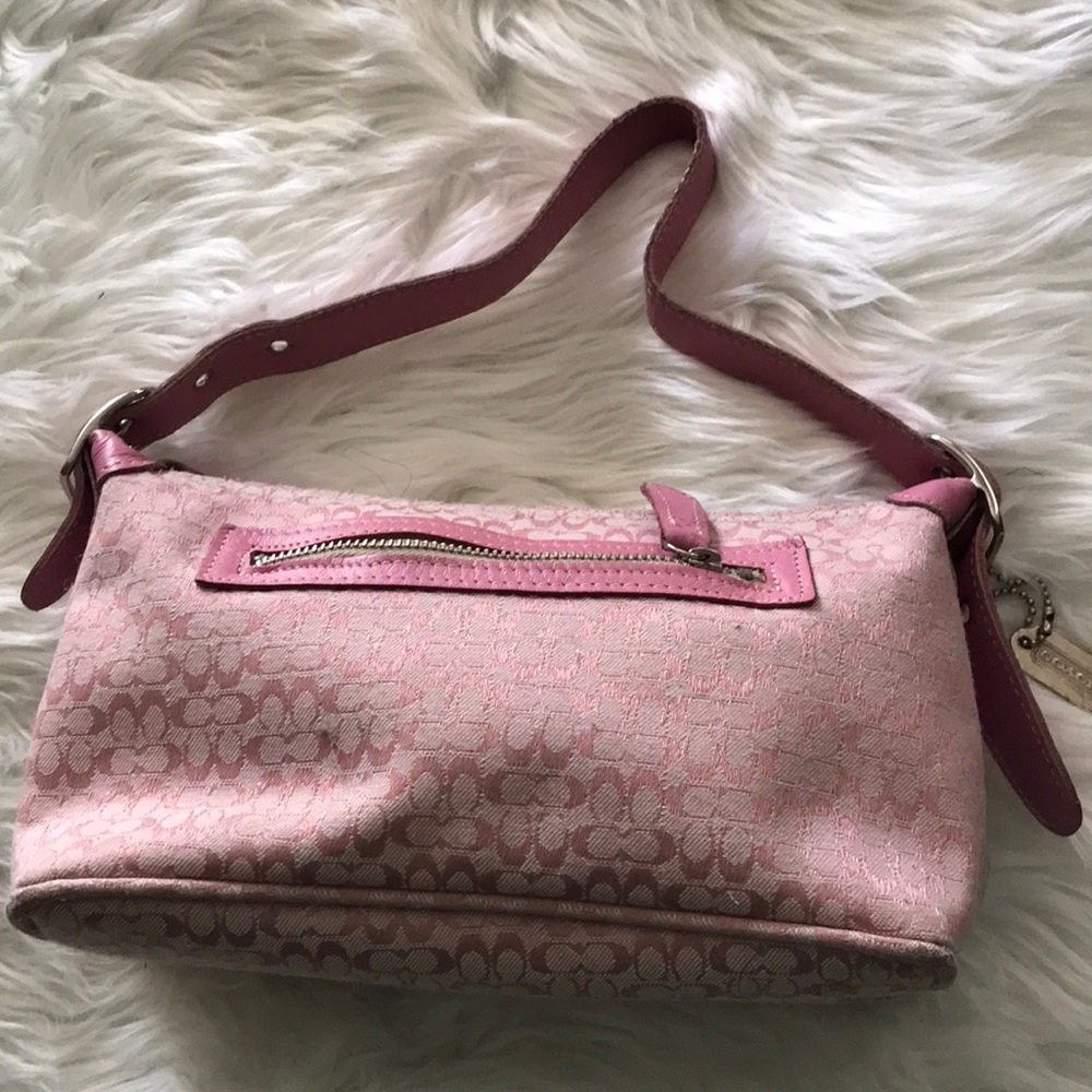 Vintage pink coach bag